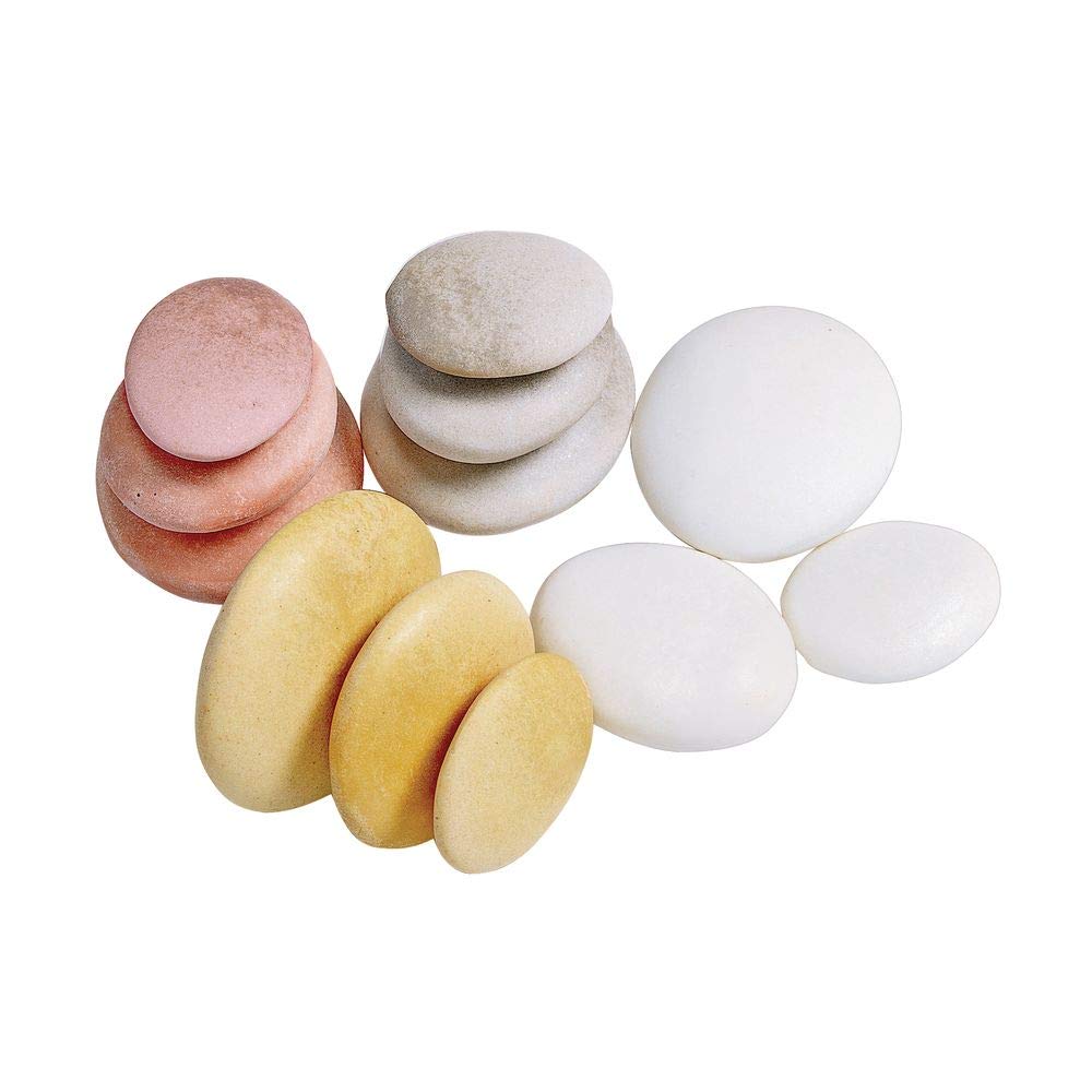 Natural Sorting Stone, Pack of 12