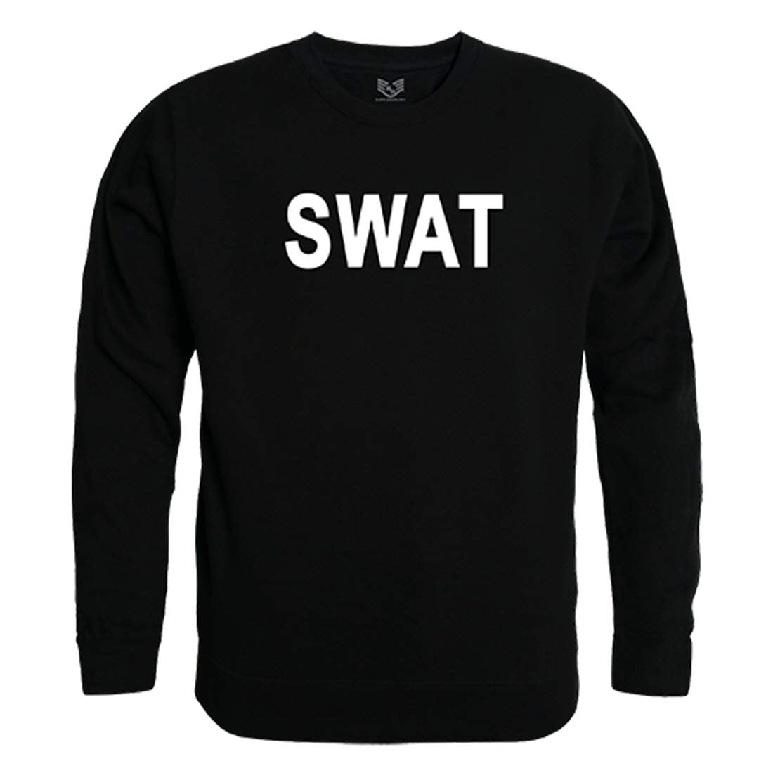 Graphic Crewneck, SWAT, Black, S