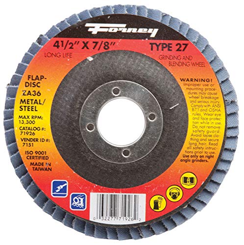 Forney Flap Disc 36Grit 4-12  X 78