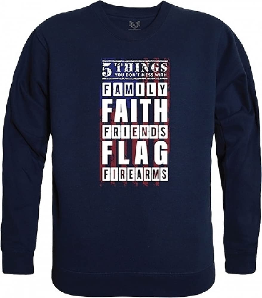 GraphicCrewneck,5 Things YDMW 2, Navy, XL