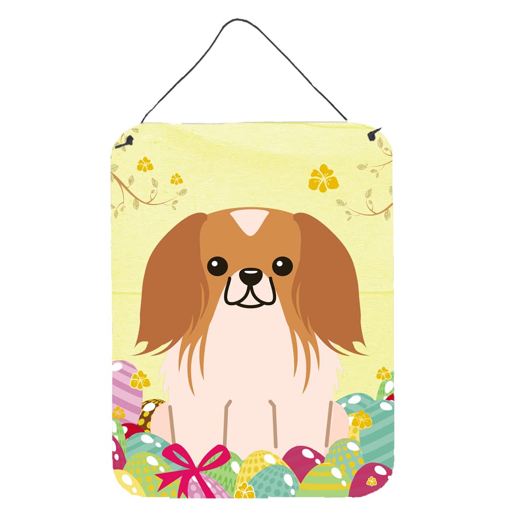 Easter Eggs Design with Dog Wall or Door Hanging Prints