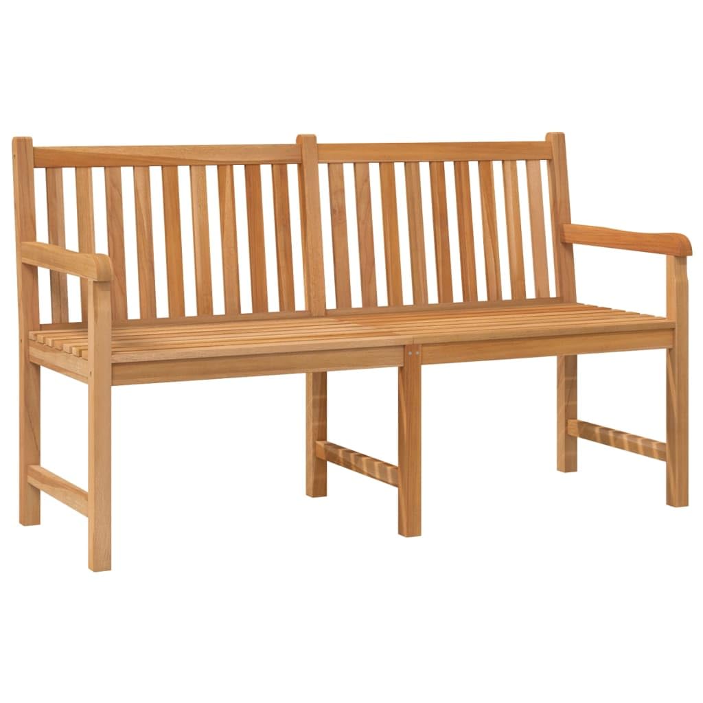 vidaXL Patio Bench 59.1 Solid Teak Wood"