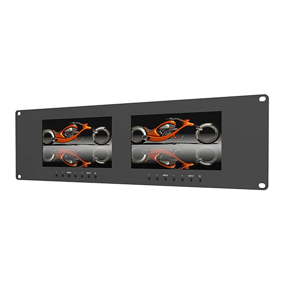 3RU Rack Monitors With dual VGA, Video & DVI in/outputs, for Live Shows & Monitoring