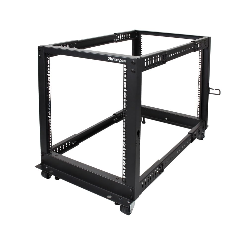 12U SERVER RACK OPEN FRAME ADJUSTABLE DEPTH 4POST RACK