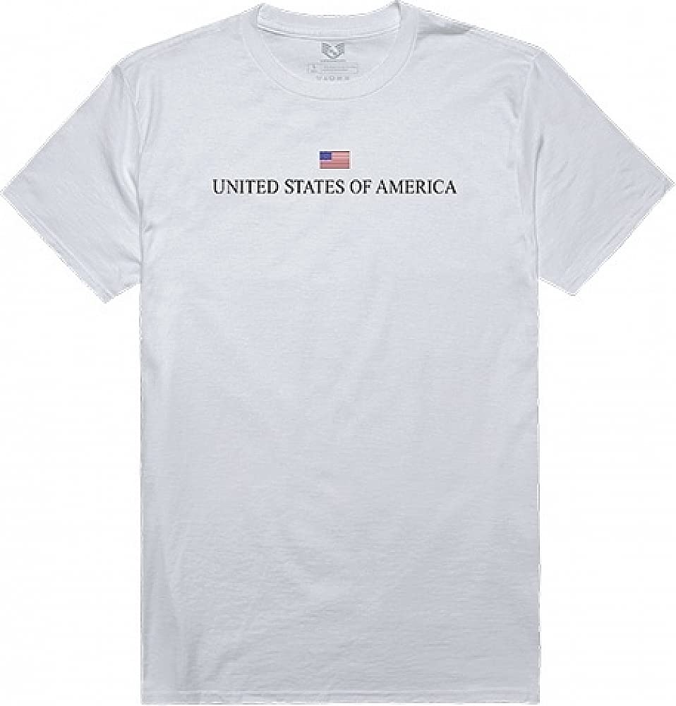 Relaxed Graphic Tee, USA, White, M