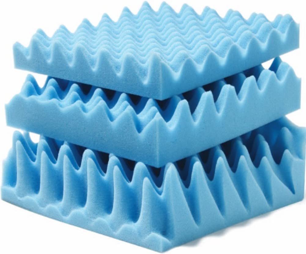 Lumex 7-4000Ec Convoluted 4' King 76' X 78' X 4' Foam Mattress Pads; Convoluted Overlays Are Recognized Primarily For Comfort, Not Pressure Management; Latex Free