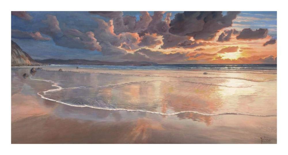 Alba sul mare-Paper Art-26x14”