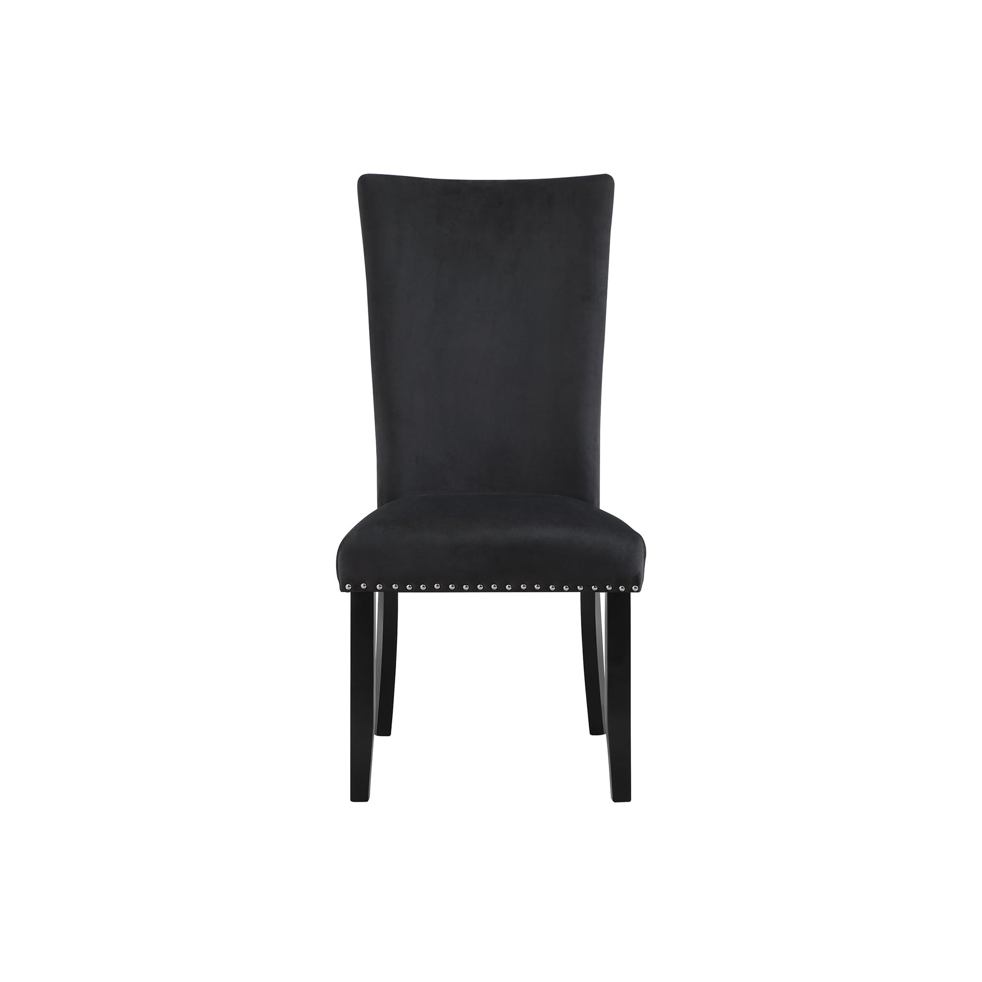 D03 2 BLACK DINING CHAIRS
