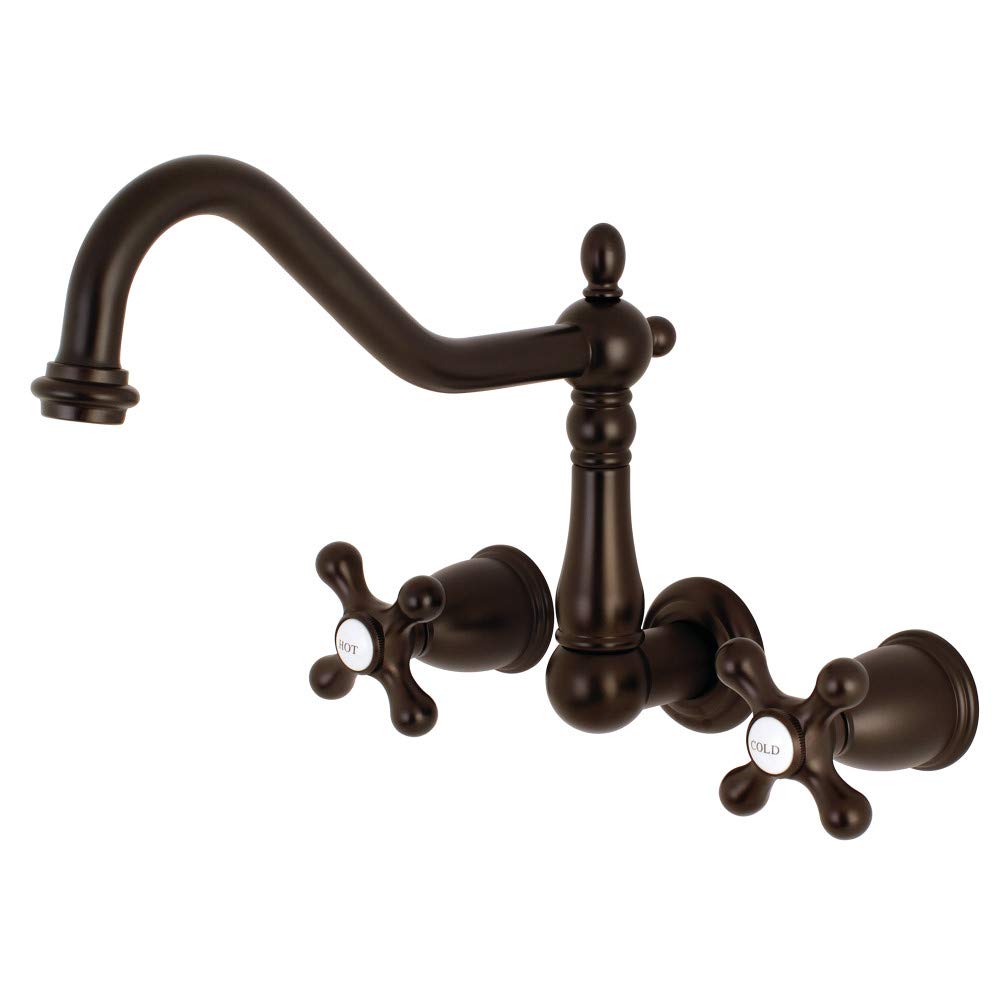 Kingston Brass Ks1025Ax Heritage Roman Tub Faucet, Oil Rubbed Bronze, 13 X 11.63 X 7.94