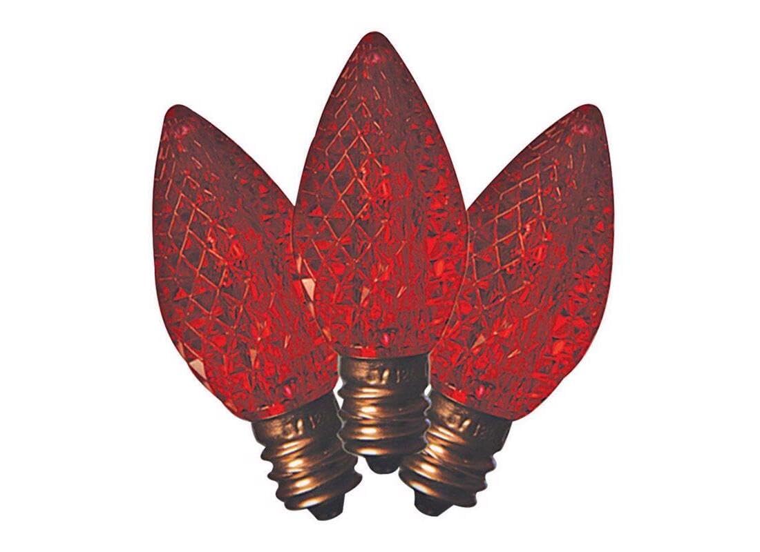 LED C9 RED RPLSMT 25CT (Pack of 1)