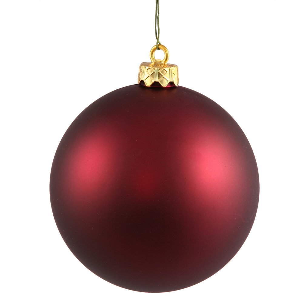 Casafoyer  2.4″ Wine Matte Ball UV 24/Bag - N590619DMV - (Pack Of 2)