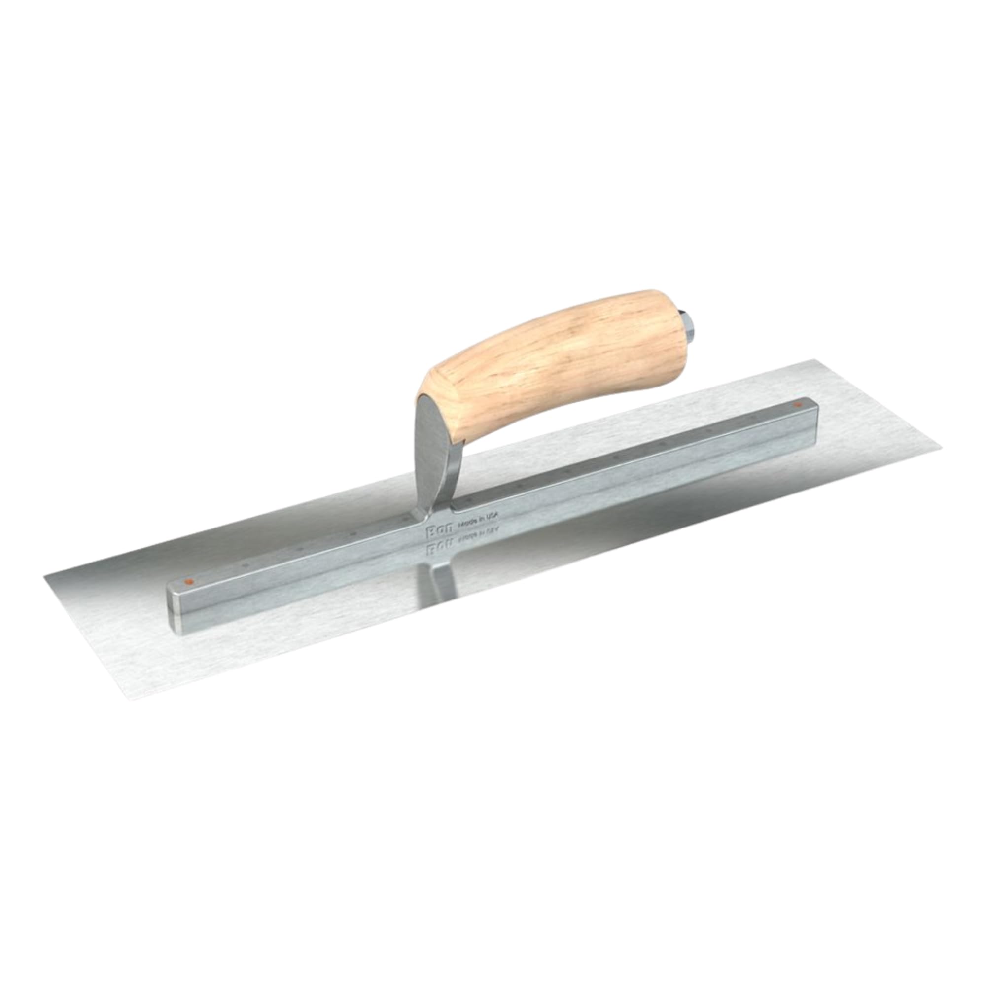 Bon 66-300 Finish Trowel - Square - Razor Stainless - 10.5 X 4 - Wood
