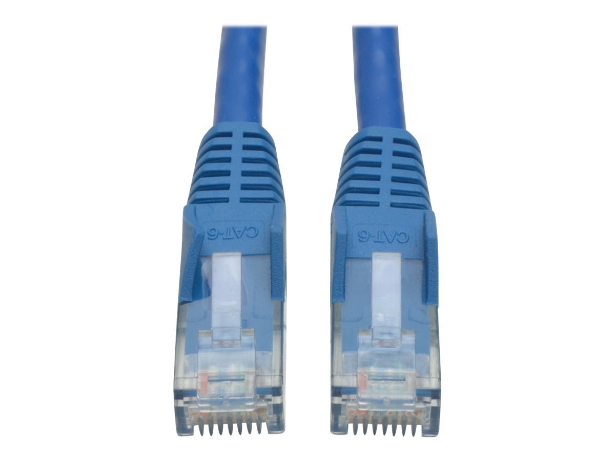 35FT CAT6 PATCH CABLE M/M BLUE GIGABIT MOLDED SNAGLESS PVC RJ45