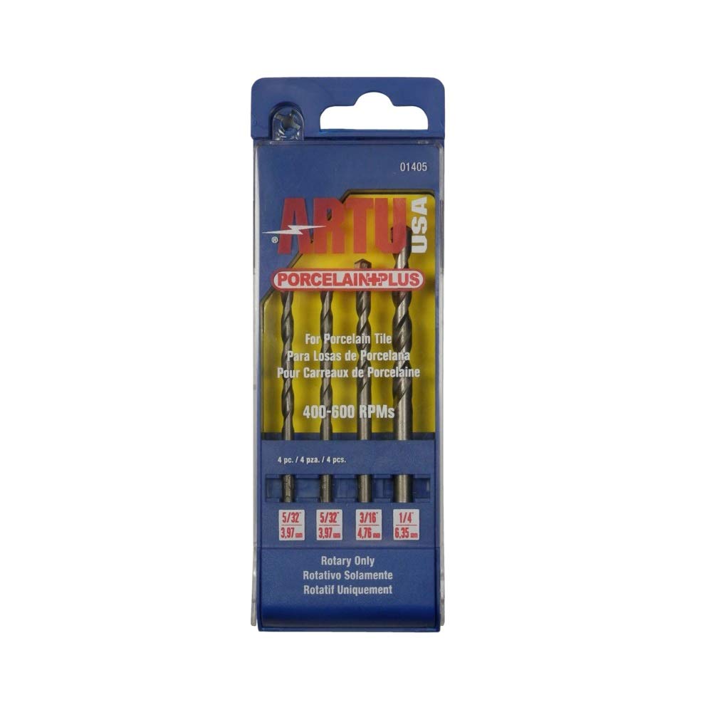 Artu - 4-Pc. Porc+ Drill Bit Set