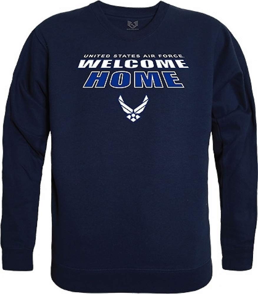 Graphic Crewneck, Welcome, USAF, Navy, S