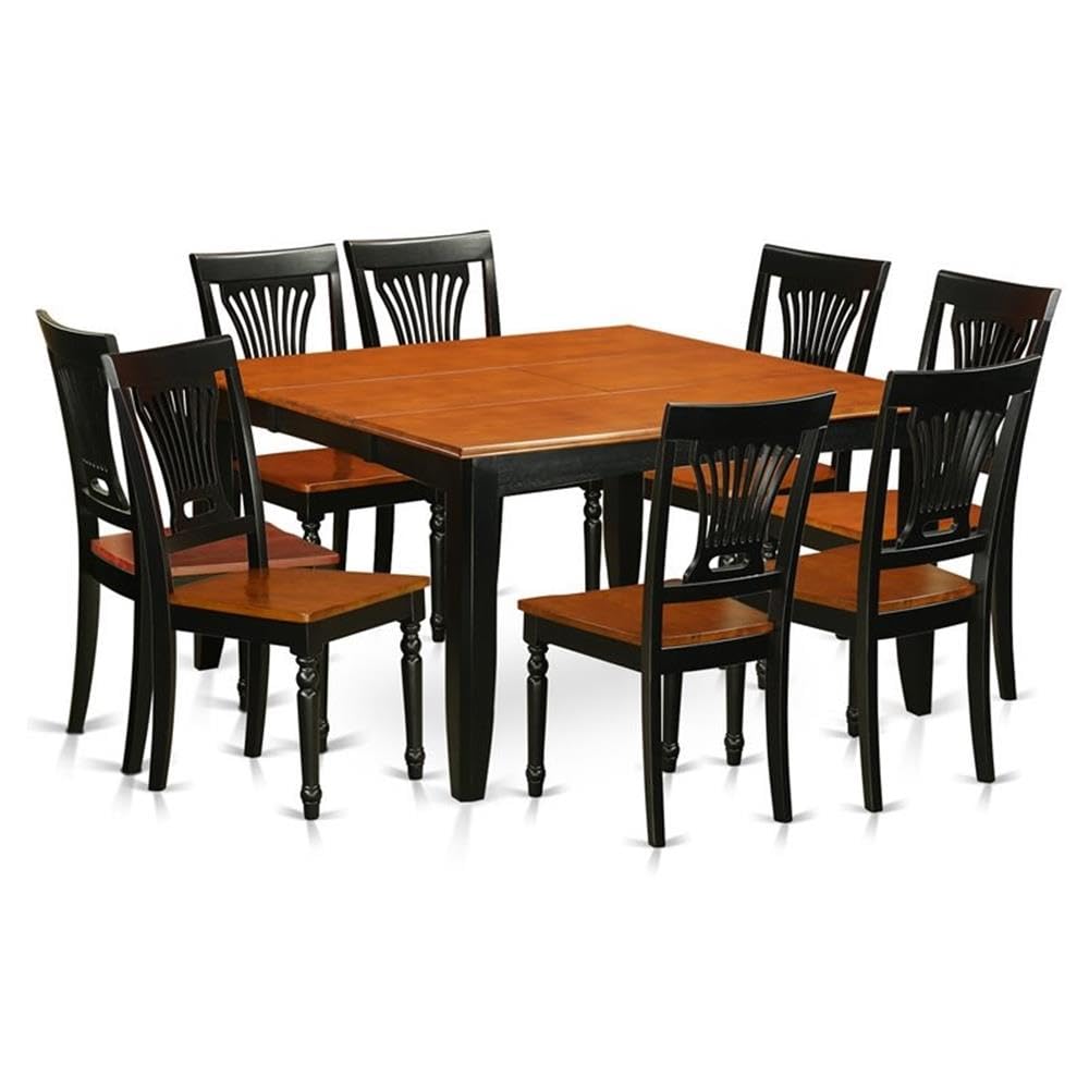 9  Pc  Dining  room  set-Dining  Table  and  8  Wooden  Dining  Chairs