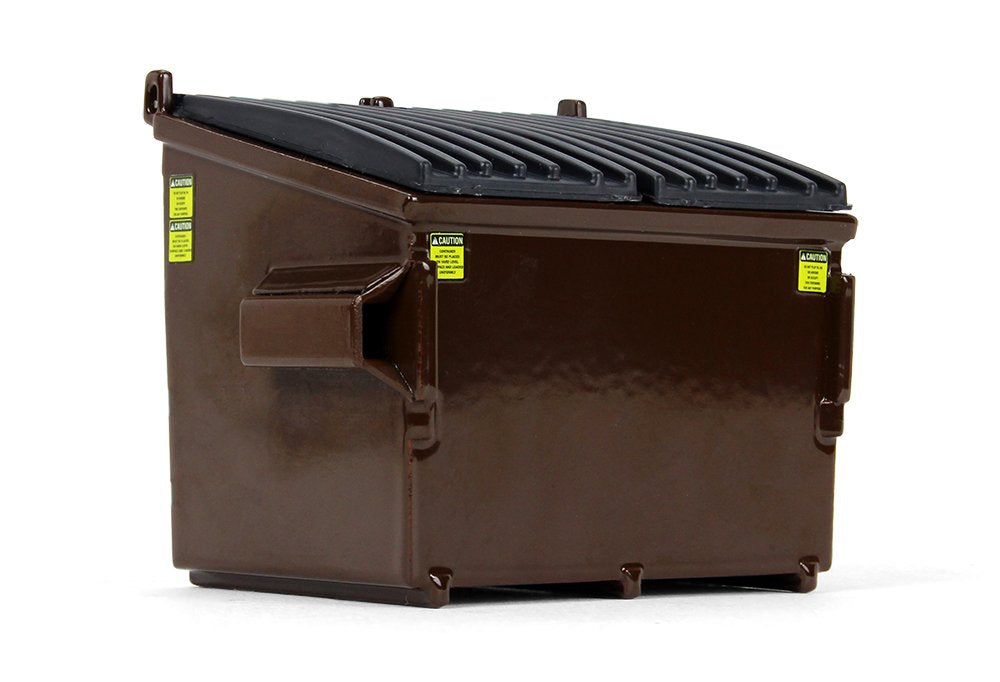 Refuse Trash Bin Brown 1/34 Diecast Model by First Gear