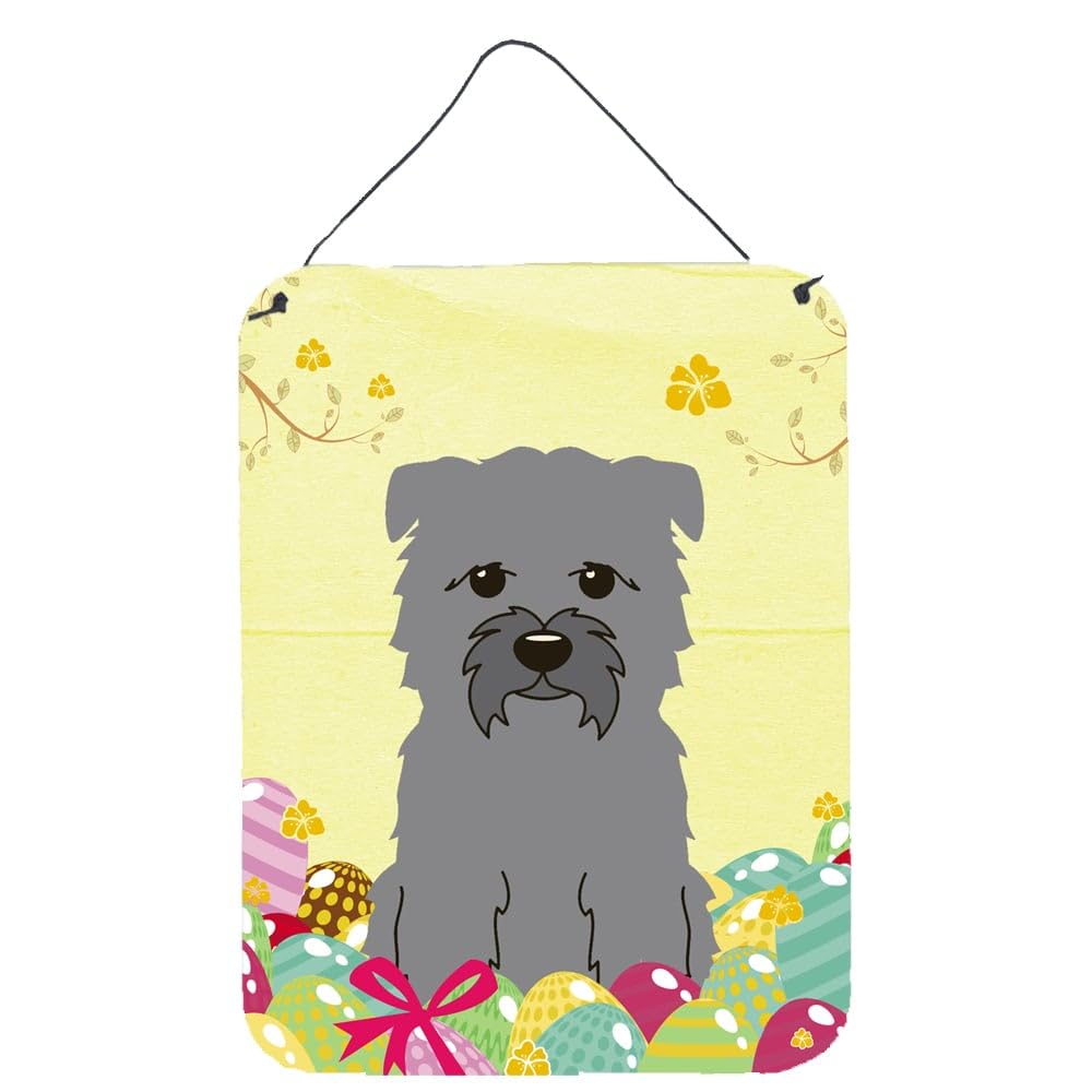 Easter Eggs Design with Dog Wall or Door Hanging Prints
