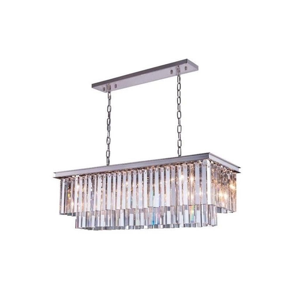 Sydney 12 light polished nickel Chandelier Clear Royal Cut Crystal
