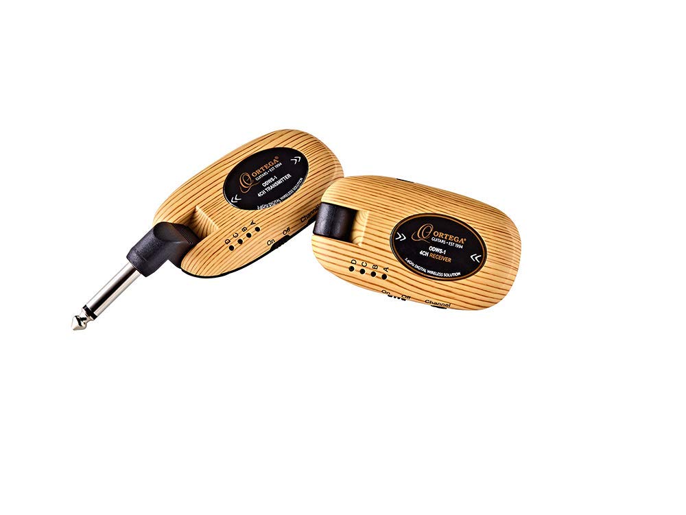 Complete Digital Wireless System for Acoustic & Electric Instruments - 2.4 GHz/ 4 Channel - Transmitter & Receiver - Maple Design