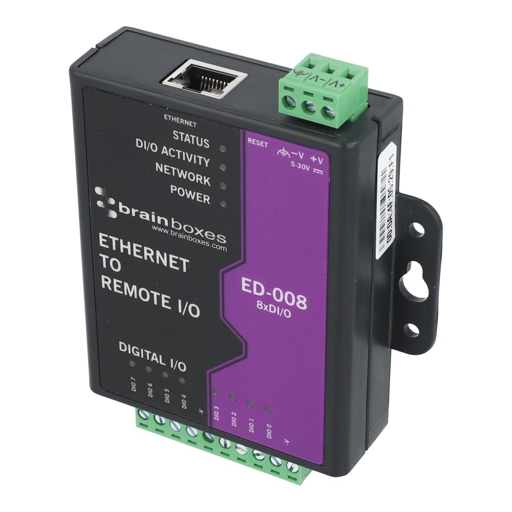 ETHERNET TO 8 DIGITAL IO PORTS 8 DIGITAL INPUT/OUTPUT CHANNELS