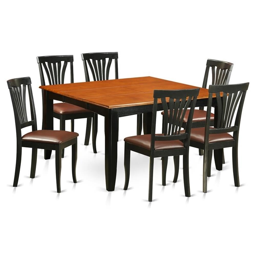 7  PC  Dining  room  set-Dining  Table  and  6  Wood  Dining  Chairs
