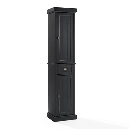 Yardlio Seaside Tall Linen Cabinet: Stylish Storage Solution for Small Spaces