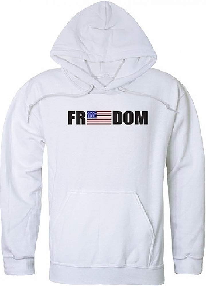 Graphic Pullover, Freedom, White, S