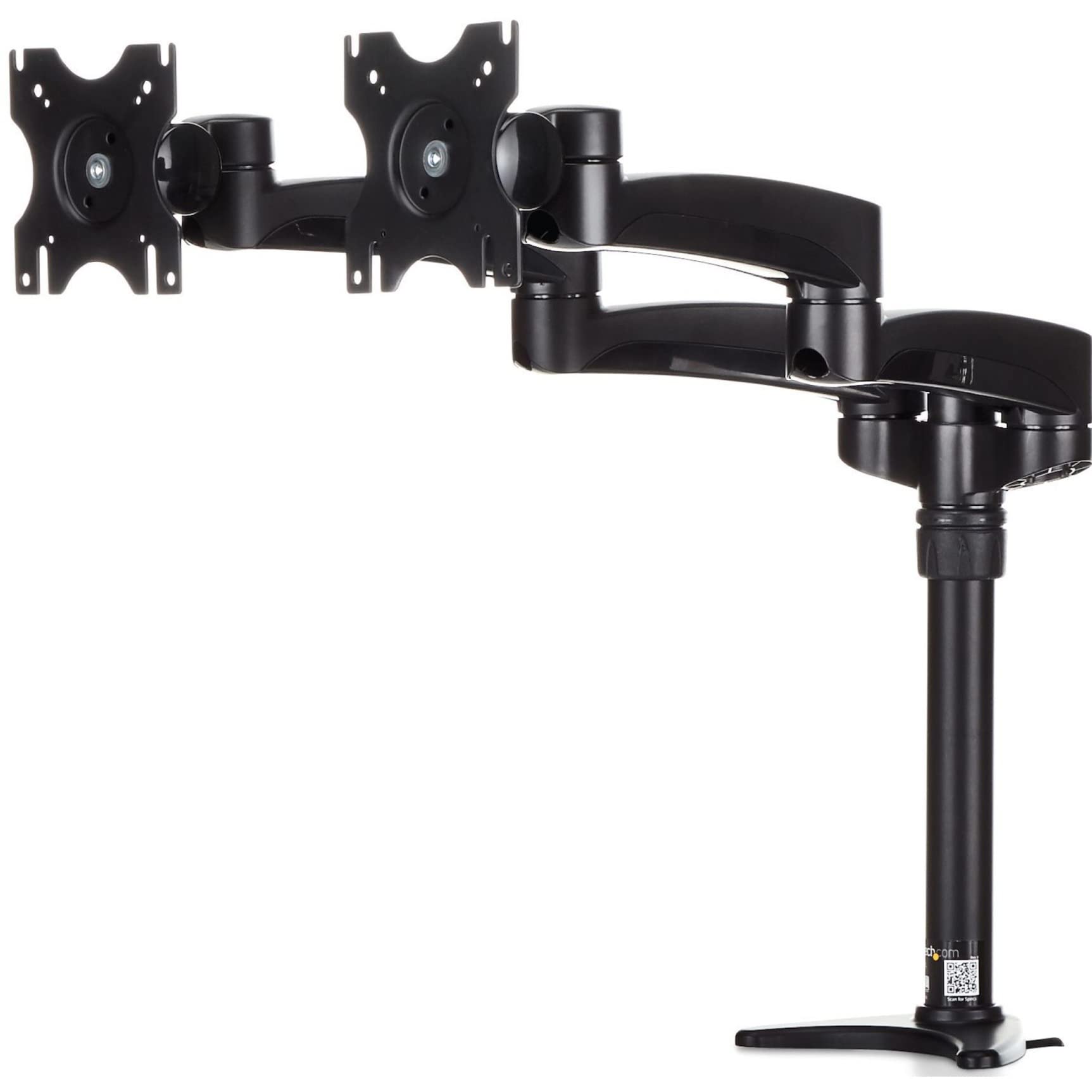 DUAL MONITOR ARM ARTICULATING ARMS - GROMMET OR DESK MOUNT