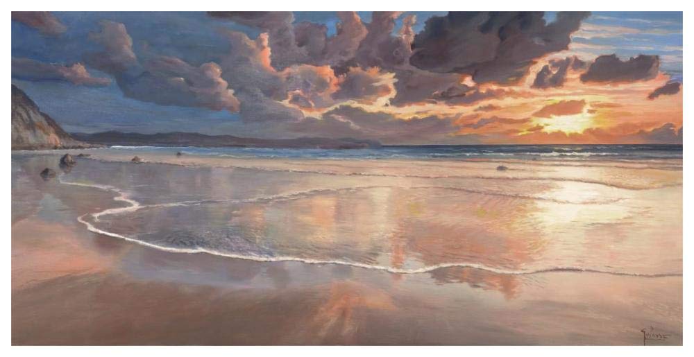 Alba sul mare-Paper Art-62x32”