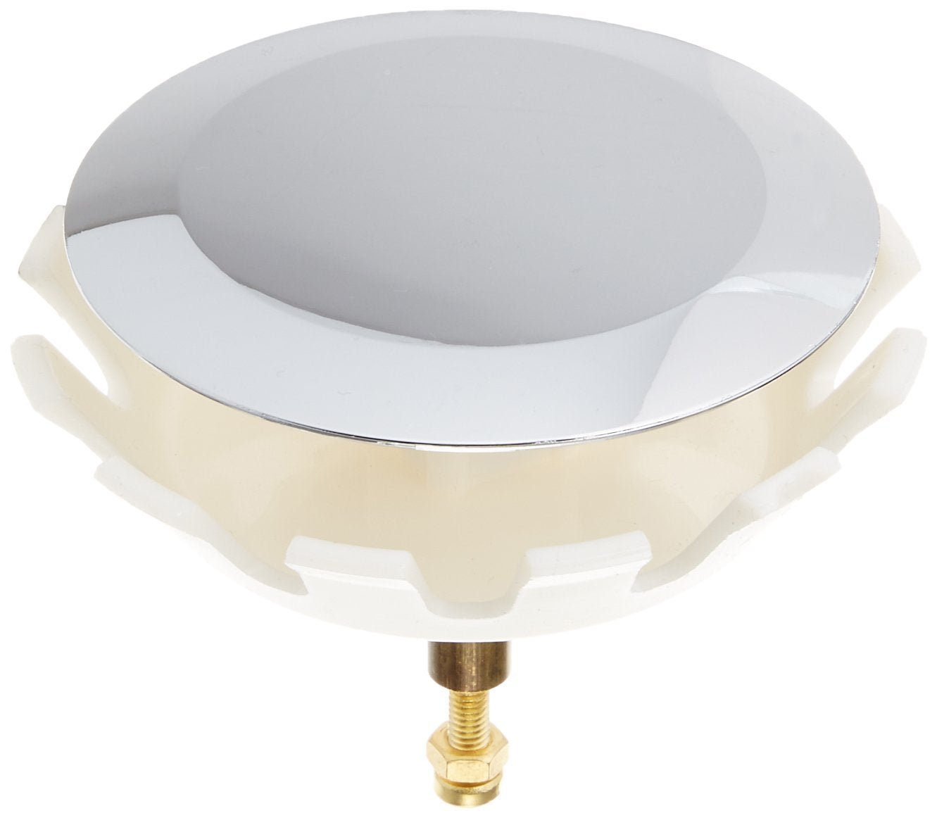 Geberit Ready-To-Fit-Set D52, For Bathtub Drain With Turn Handle Actuation: Bright Chrome-Plated