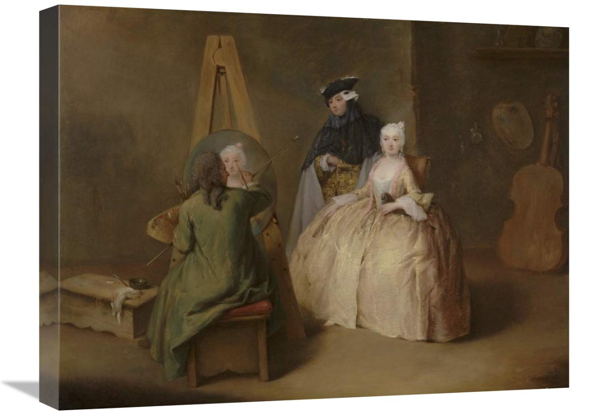 The Painter in His Studio-Canvas Art-24x18”