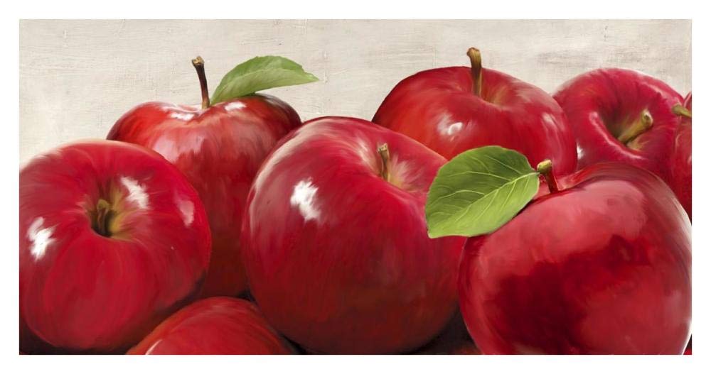 Red Apples-Paper Art-38x20”