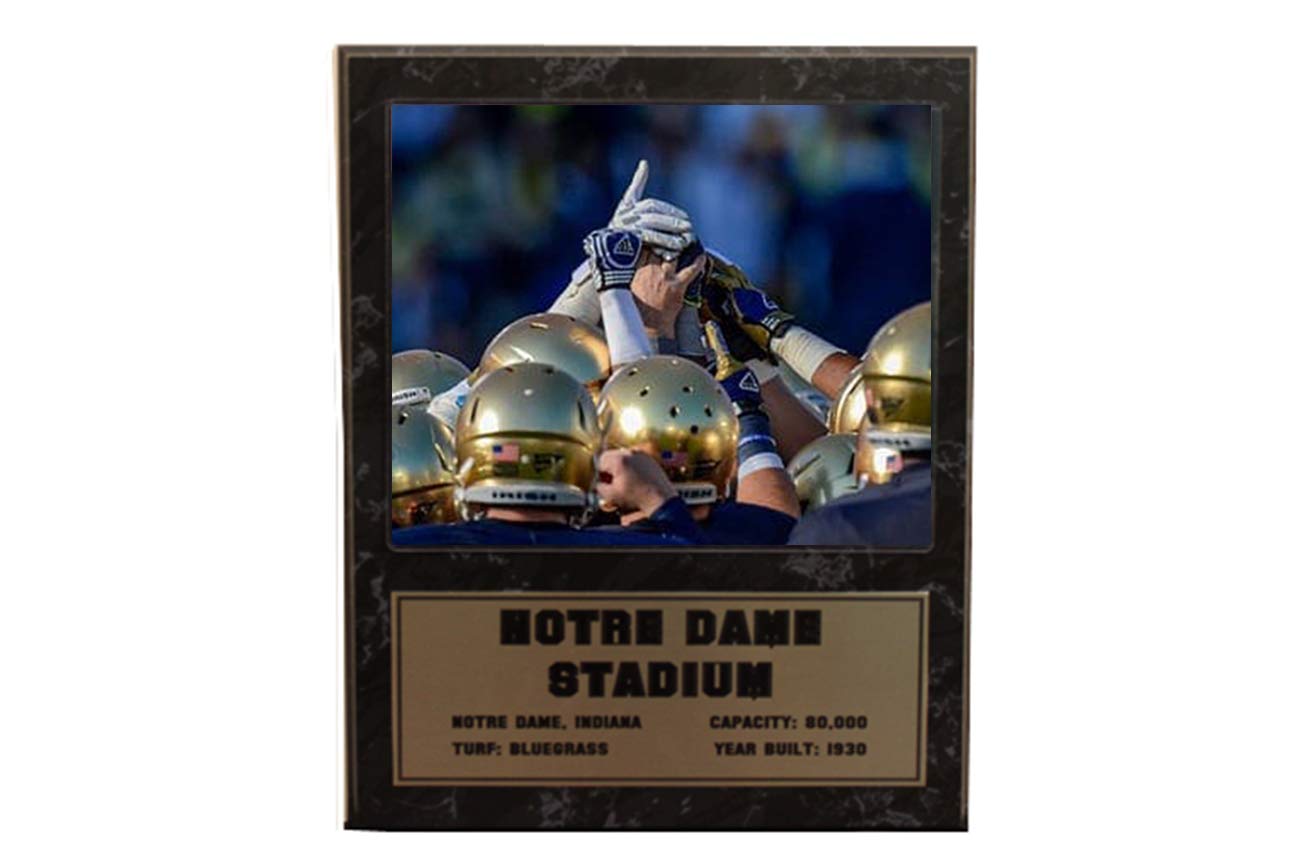12x15 Stat Plaque - Notre Dame University