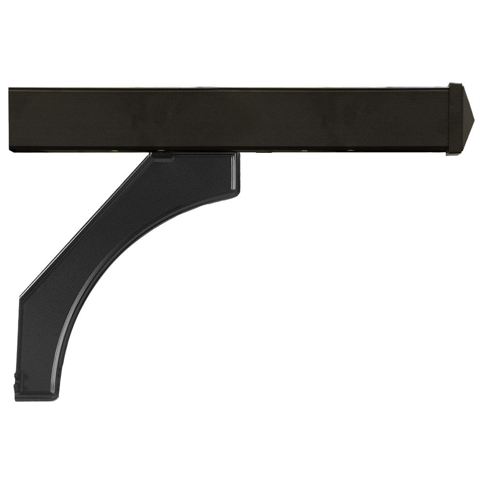 Arm Kit - Replacement for Deluxe Post for (2) Roadside Mailboxes - Black