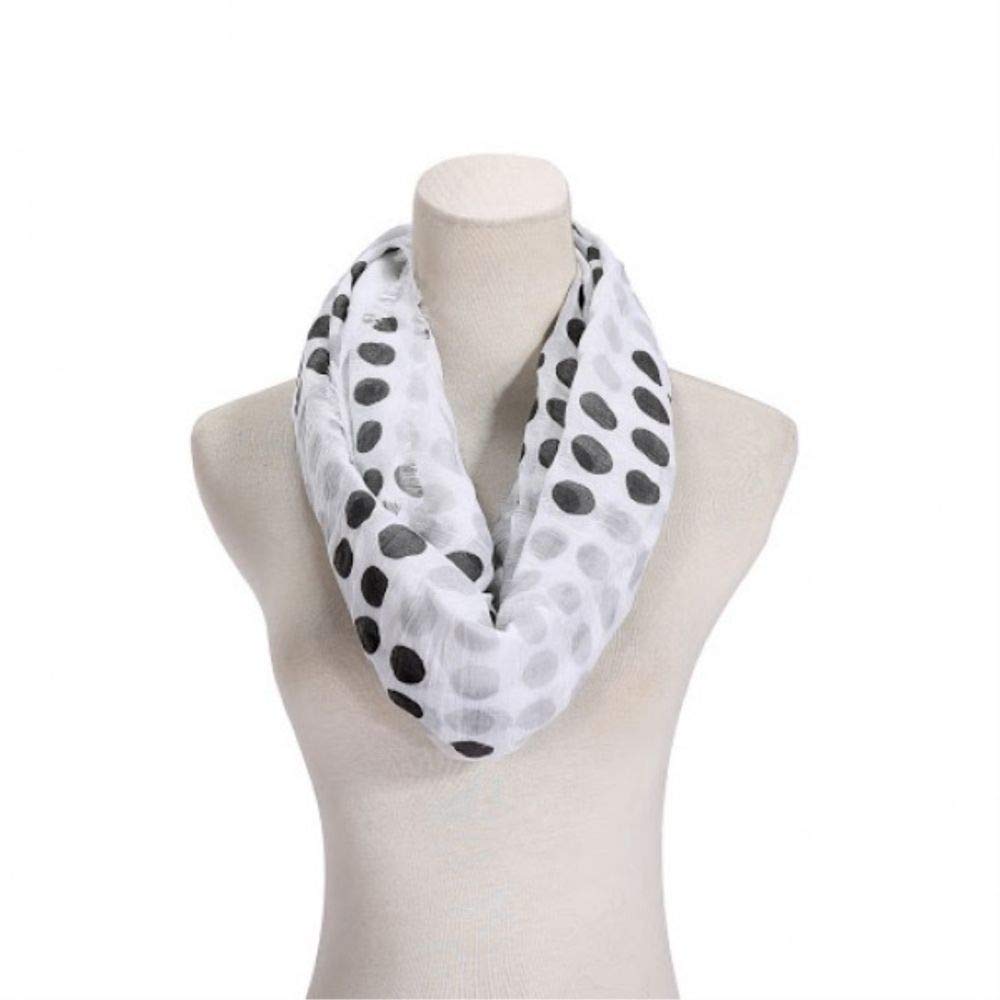 INFINITY SCARF - BLACK & WHITE