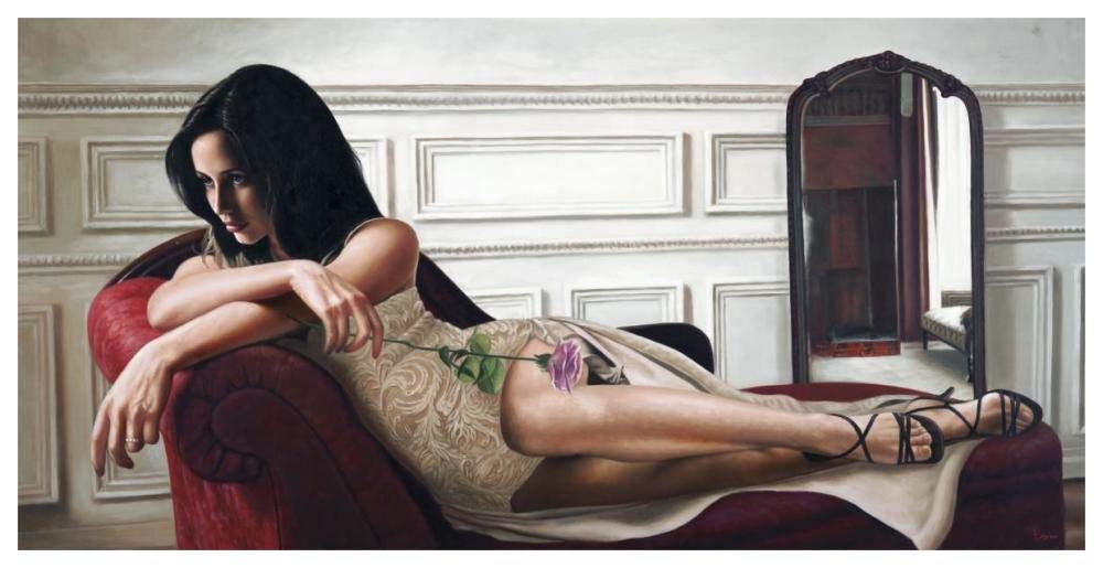 Beauty in an Interior-Paper Art-62x32”
