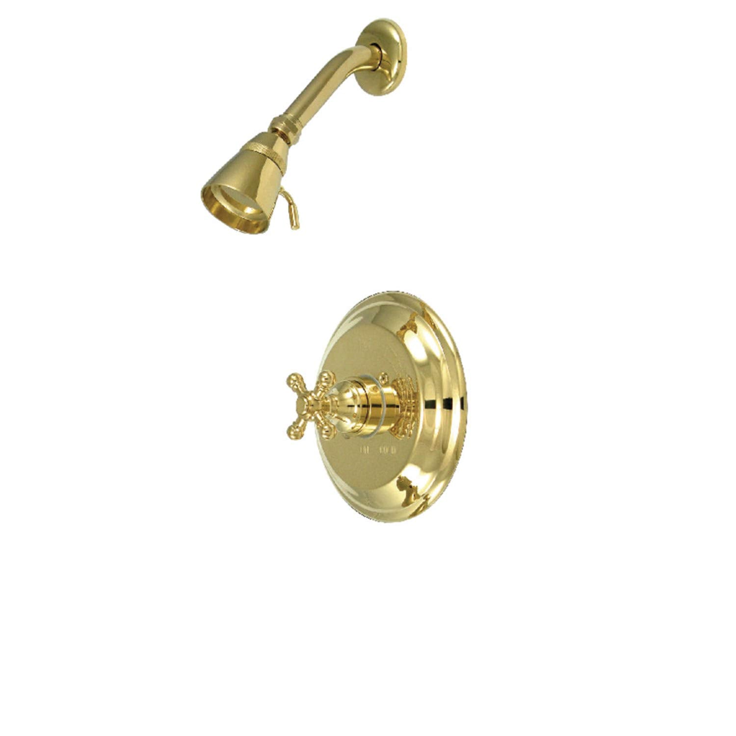 Kingston Brass Kb2632Bxso Metropolitan Pressure Balanced Shower Faucet, 7.13 X 7.5 X 7.5, Polished Brass