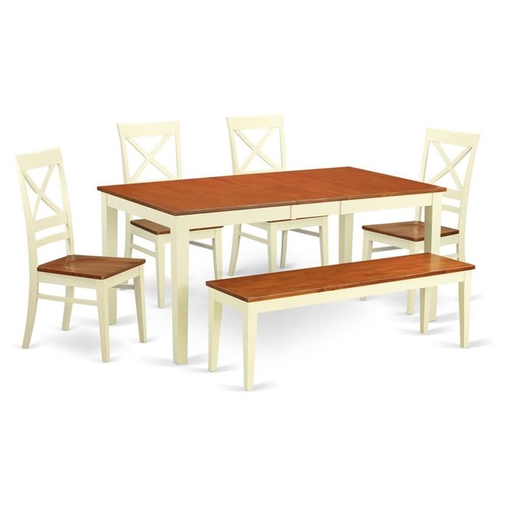 6  PC  dinette  set  -  Table  and  4  Dining  Chairs  plus  Bench