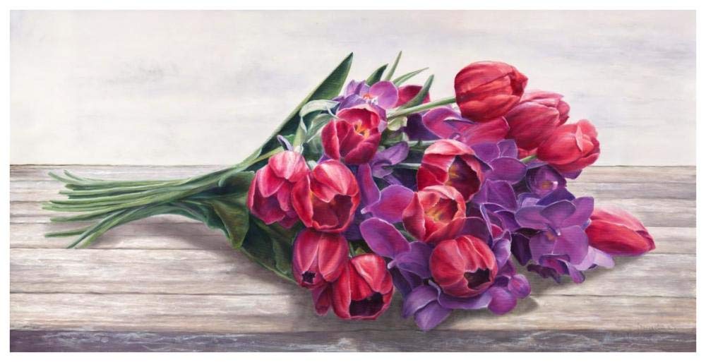 Bouquet-Paper Art-74x38”