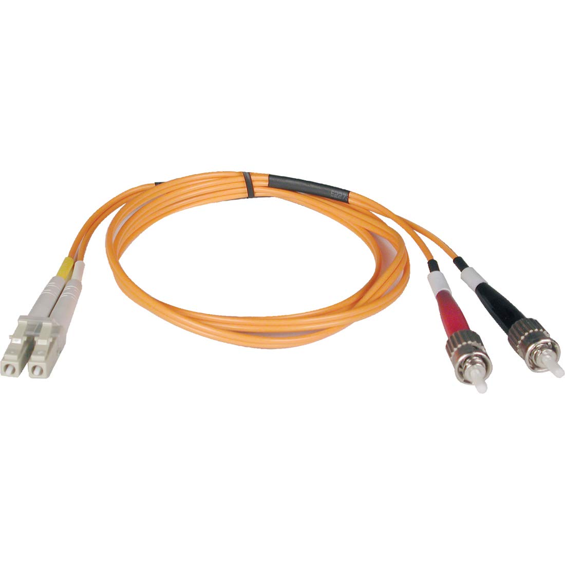 7M MULTIMODE DUPLEX FIBER LC/ST 62.5/125 PATCH CABLE