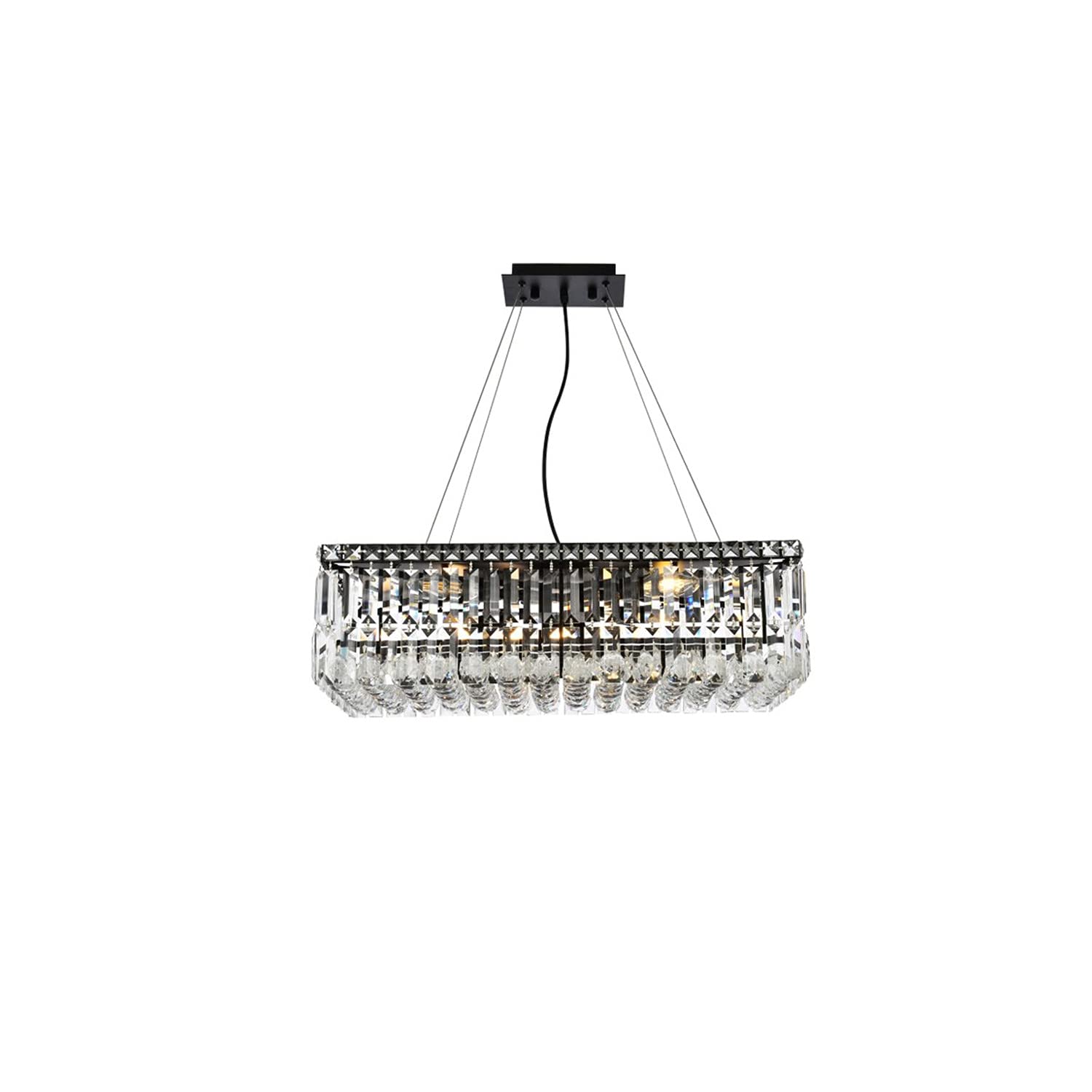 Maxime 24 inch black chandelier