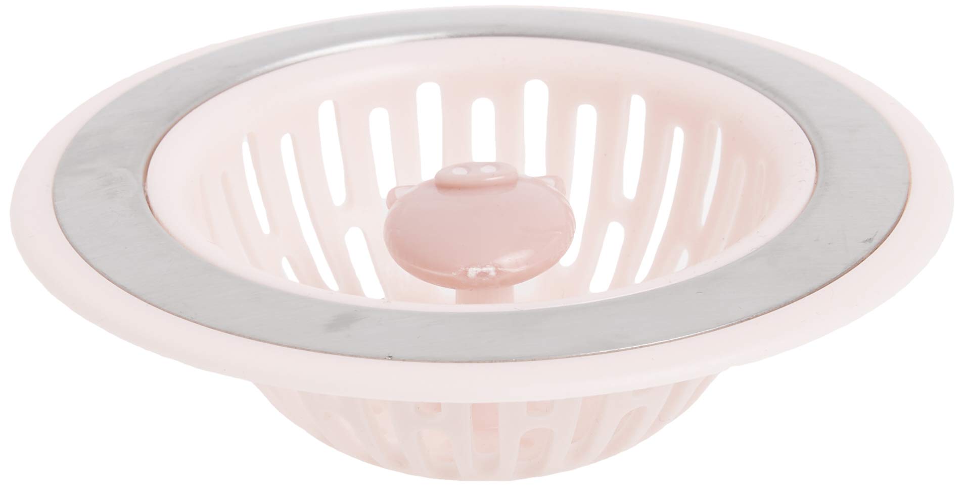 Msc International Joie Oink Kitchen Sink Strainer Basket, Piggy, 4.5-Inch, Pig, Pink