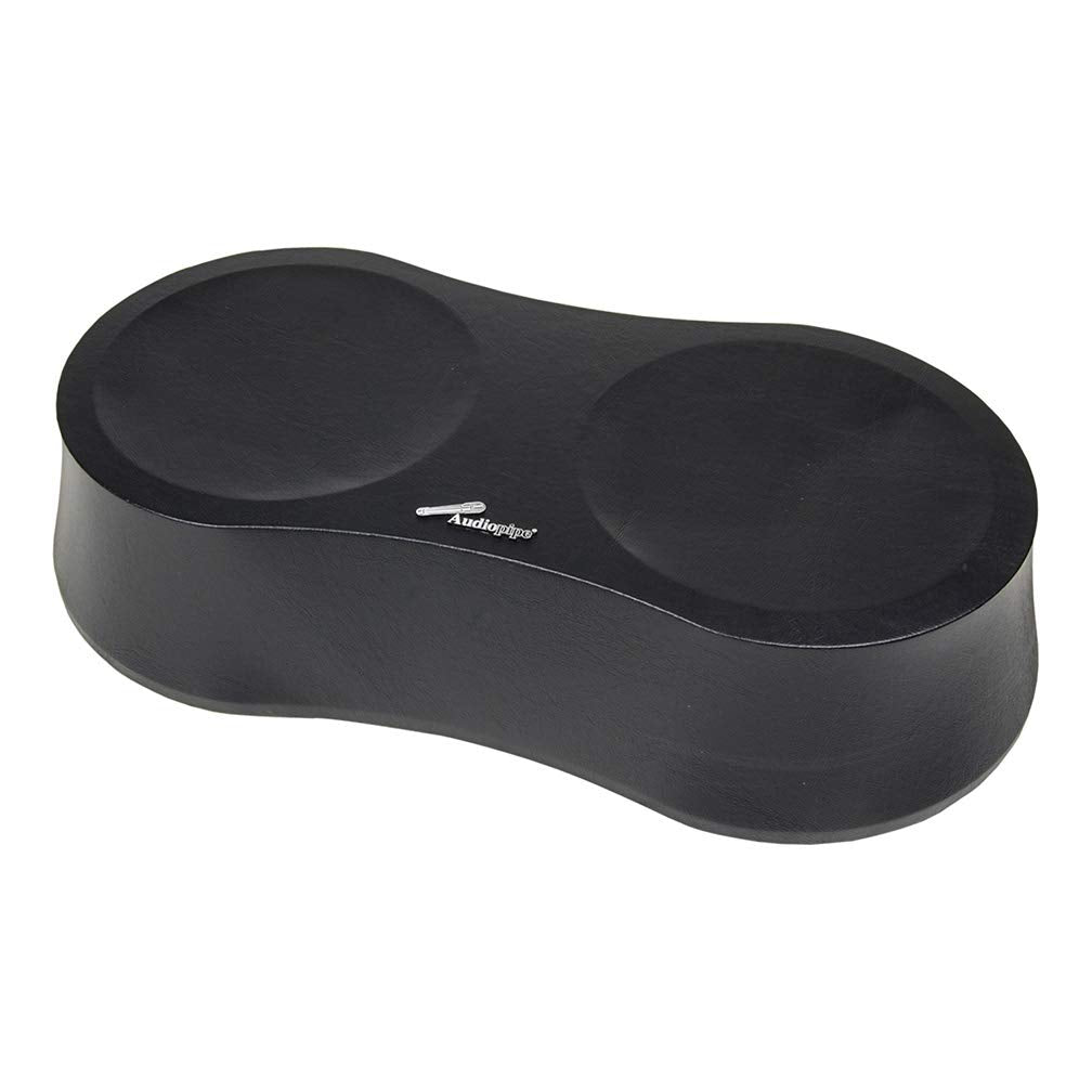 Pipeman Dual 8 Rear Deck Wood Speaker Pod Black Sold each