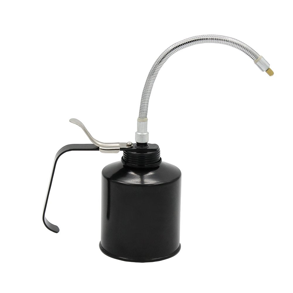 Plews & Edelmann Lubrimatic 50-337 1 Pint Hand Oiler With 9 Flex Spout , Black