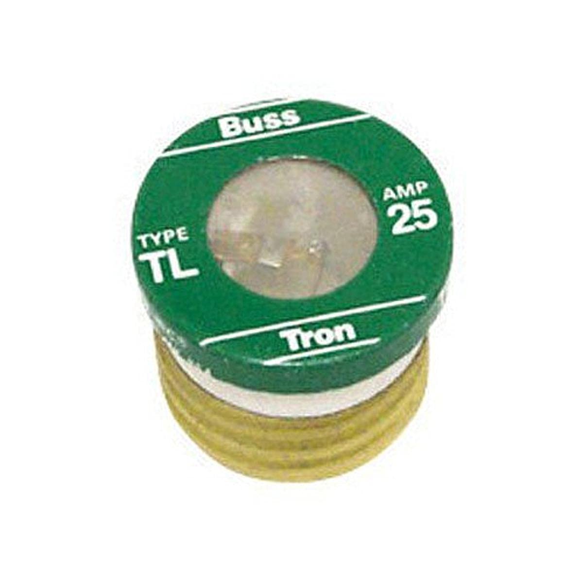 Bussmann Tl-25Pk4 25 Amp Time Delay, Loaded Link Edison Base Plug Fuse, 125V Ul Listed, 4-Pack