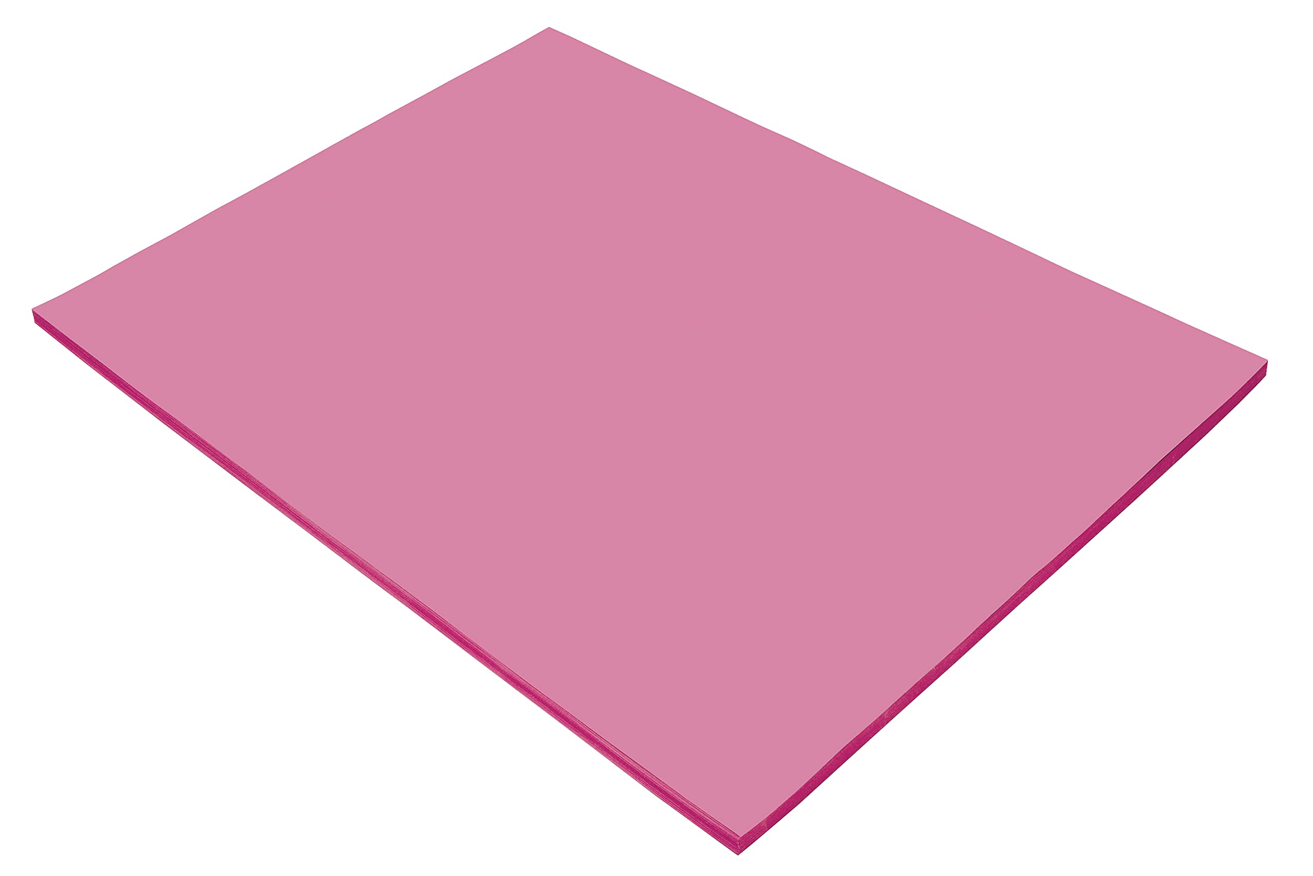 Casafoyer Tru-Ray Sulphite Acid-Free Non-Toxic Construction Paper, 76 lb, 18 x 24 Inches, Shocking Pink, Pack of 50 | (2 Units)