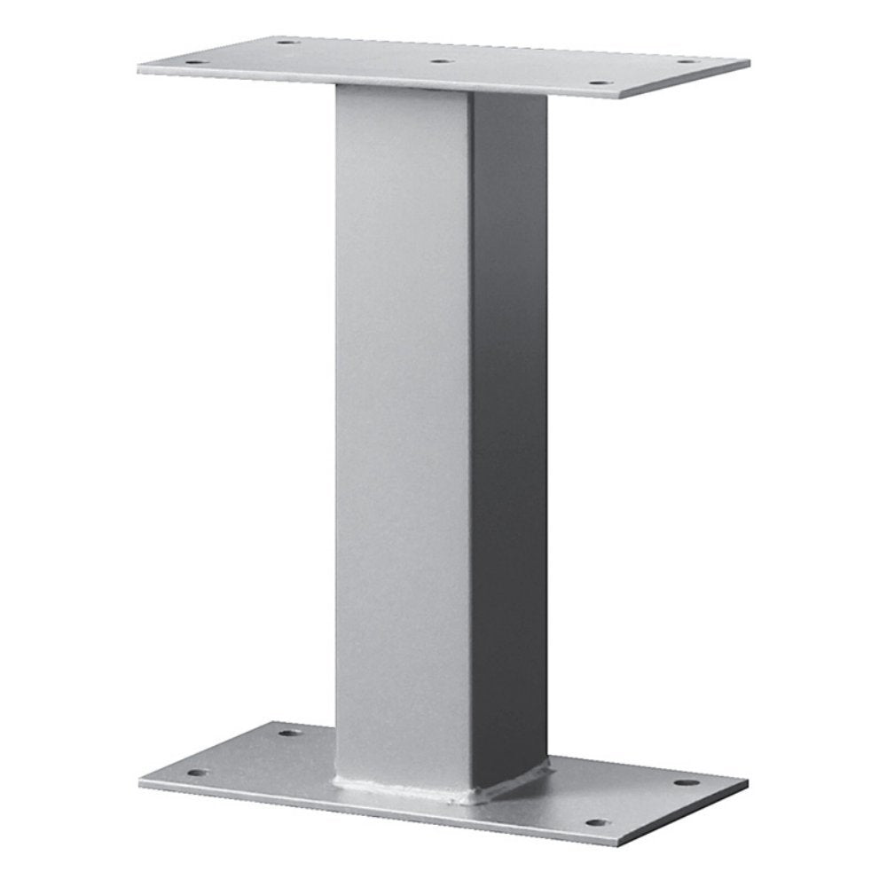 Standard Pedestal - Bolt Mounted - for Mail Package Drop - Silver