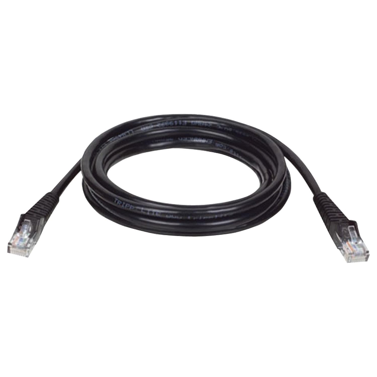 100FT CAT5E BLACK PATCH CABLE CAT5 SNAGLESS MOLDED M/M RJ45 350MH