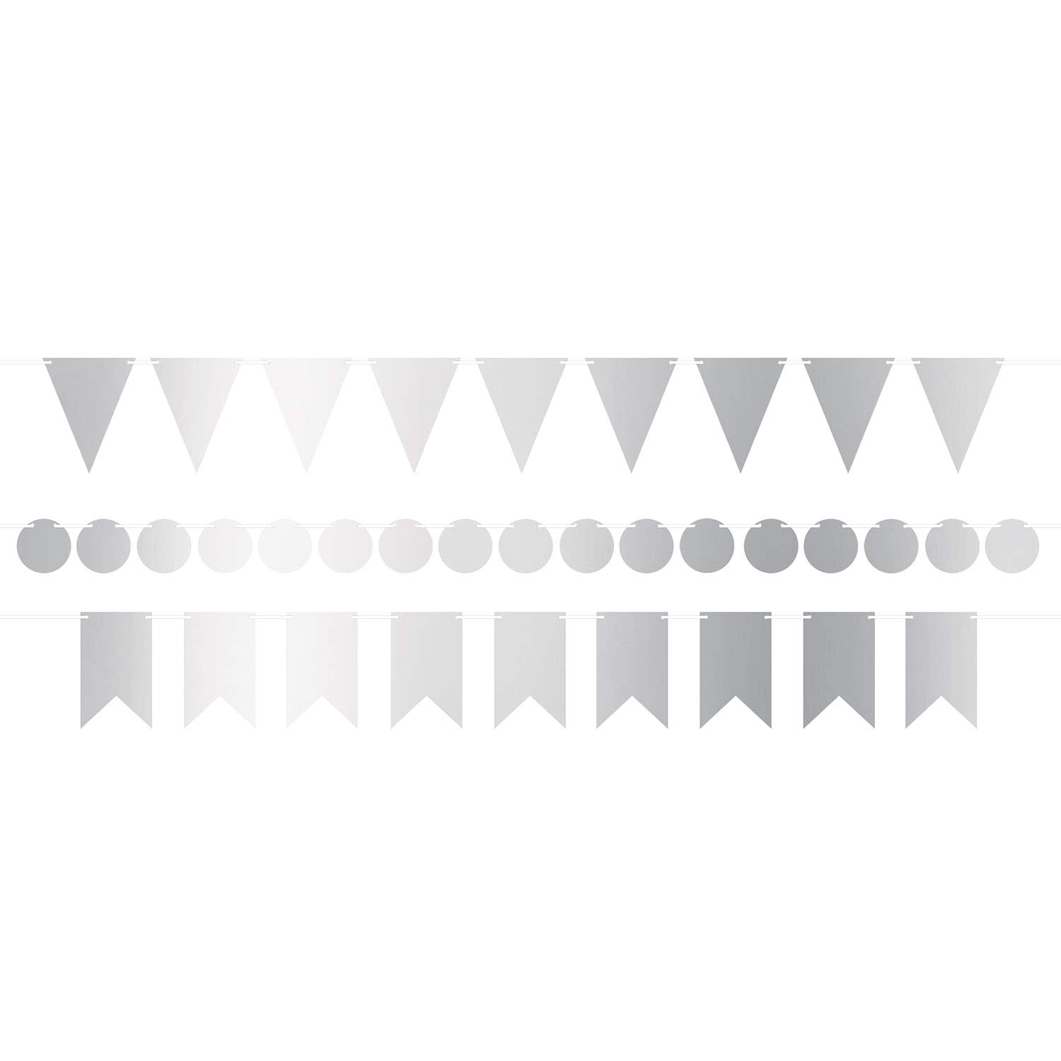 Foil Mini Streamer Kit, (Pack of 12)